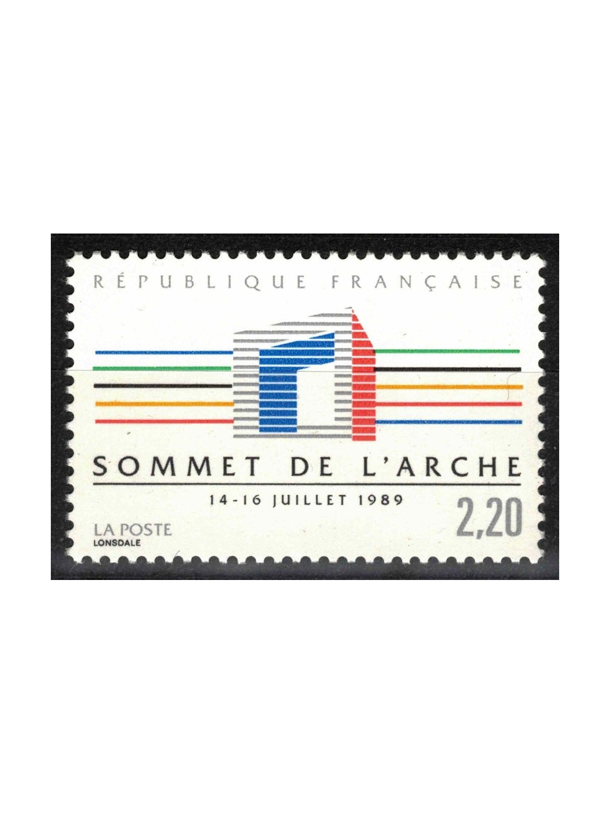 FRANCIA 1989 Vertice dei paesi industrializzati MNH**