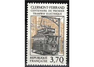FRANCE 1989 Centenary of the Electric Tram MNH**