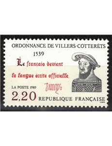 FRANCIA 1989 Ordinanza di Villers Cotterets MNH**