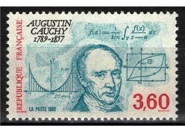 FRANCIA 1989 Augustin-Louis Cauchy MNH**