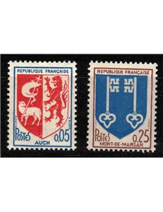FRANCIA 1966 Stemmi di Città 2v MNH**