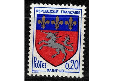 FRANCIA 1966 Stemma di Saint-Lo MNH**