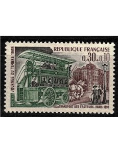 FRANCE 1969 Stamp Day MNH**