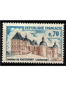 FRANCE 1969 Hautefort Castle MNH**