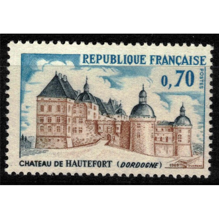 FRANCE 1969 Hautefort Castle MNH**
