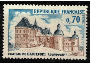FRANCE 1969 Hautefort Castle MNH**