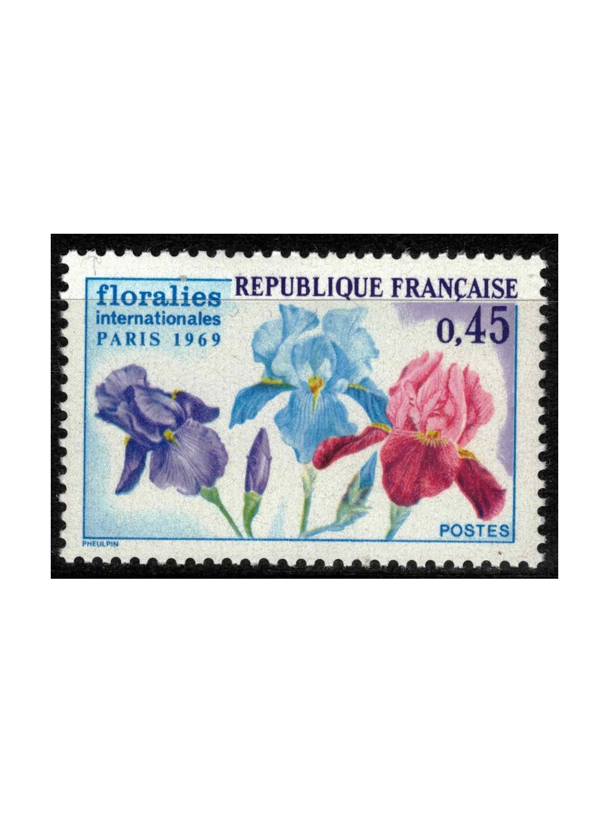 FRANCIA 1969 Mostra floreale MNH**