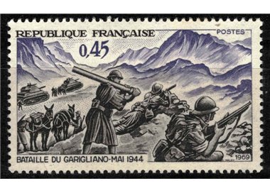 FRANCIA 1969 Battaglia del Garigliano MNH**