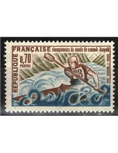FRANCE 1969 World Kayak Championship MNH**