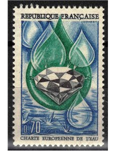 FRANCIA 1969 Convenzione europea dell'acqua MNH**