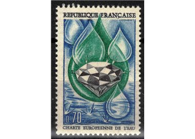FRANCE 1969 European Water Convention MNH**