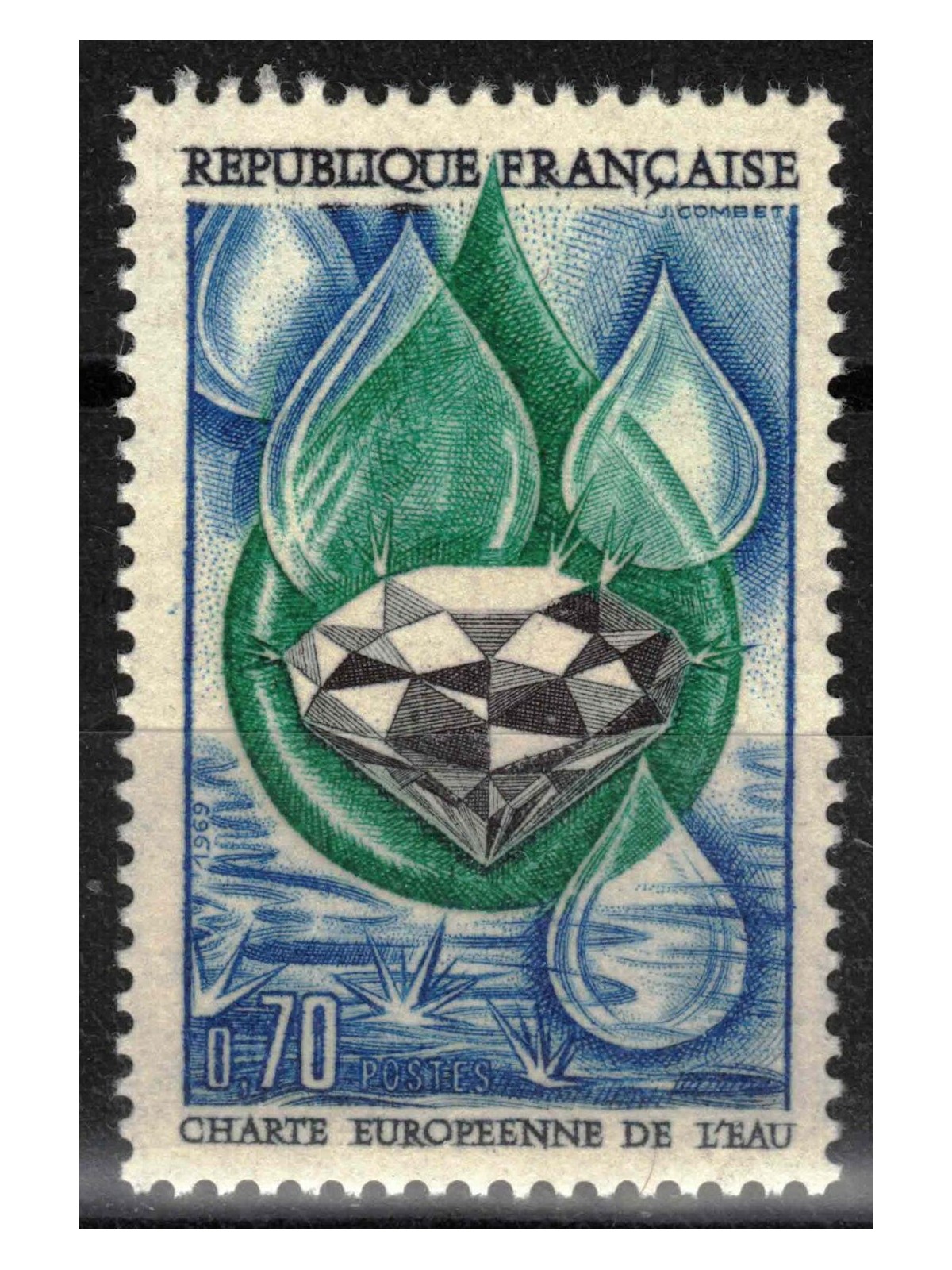 FRANCE 1969 European Water Convention MNH**