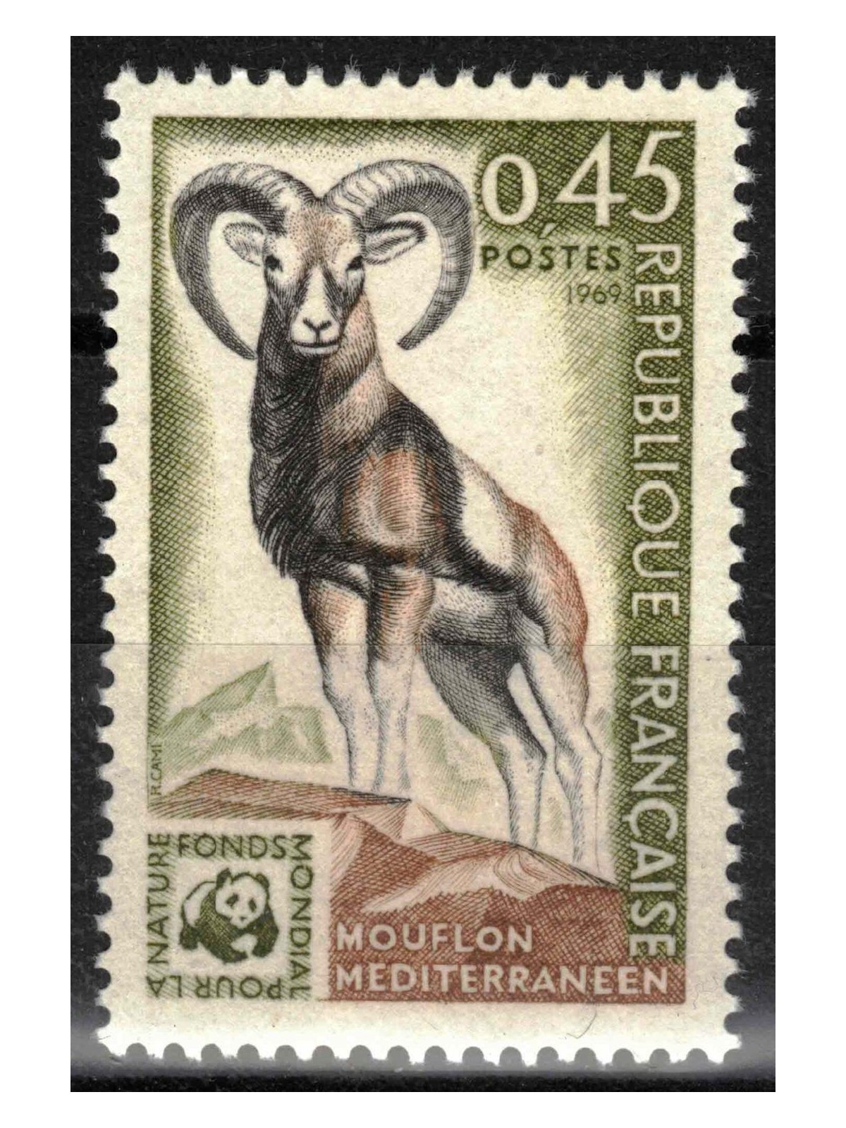 FRANCIA 1969 Anno europeo della natura MNH**