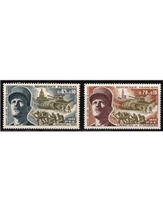 FRANCIA 1969 Liberazione di Parigi e Strasburgo 2v MNH**