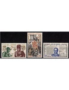 FRANCIA 1969 Storia di Francia (4ª serie) 3v MNH**