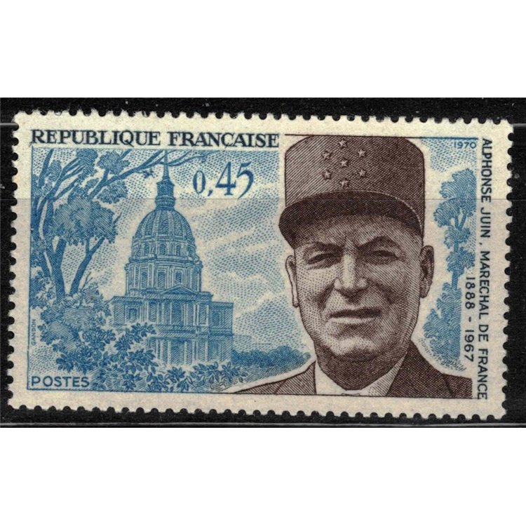 FRANCE 1970 Marshal Alphonse Juin MNH**
