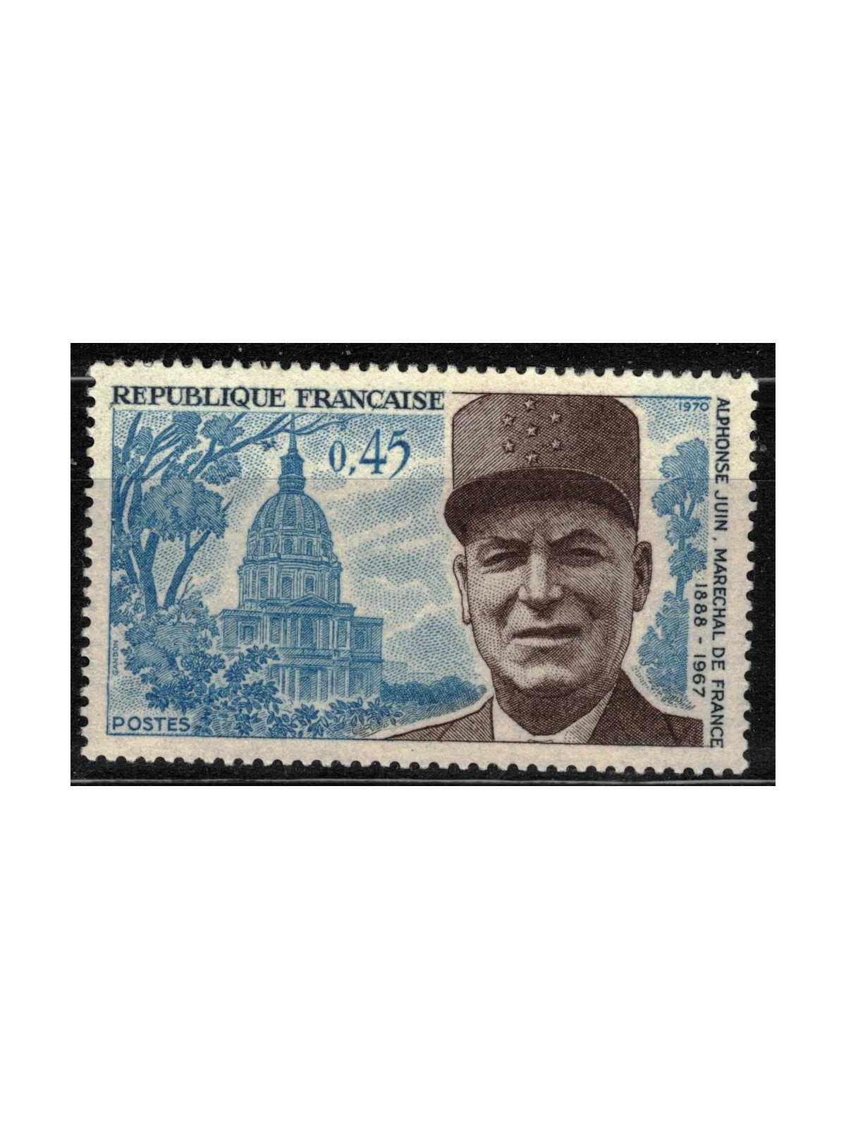 FRANCE 1970 Marshal Alphonse Juin MNH**