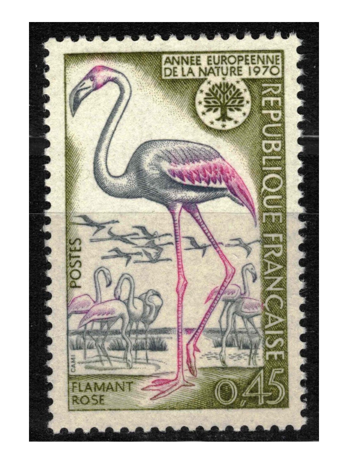 FRANCE 1970 Protection of Nature MNH**