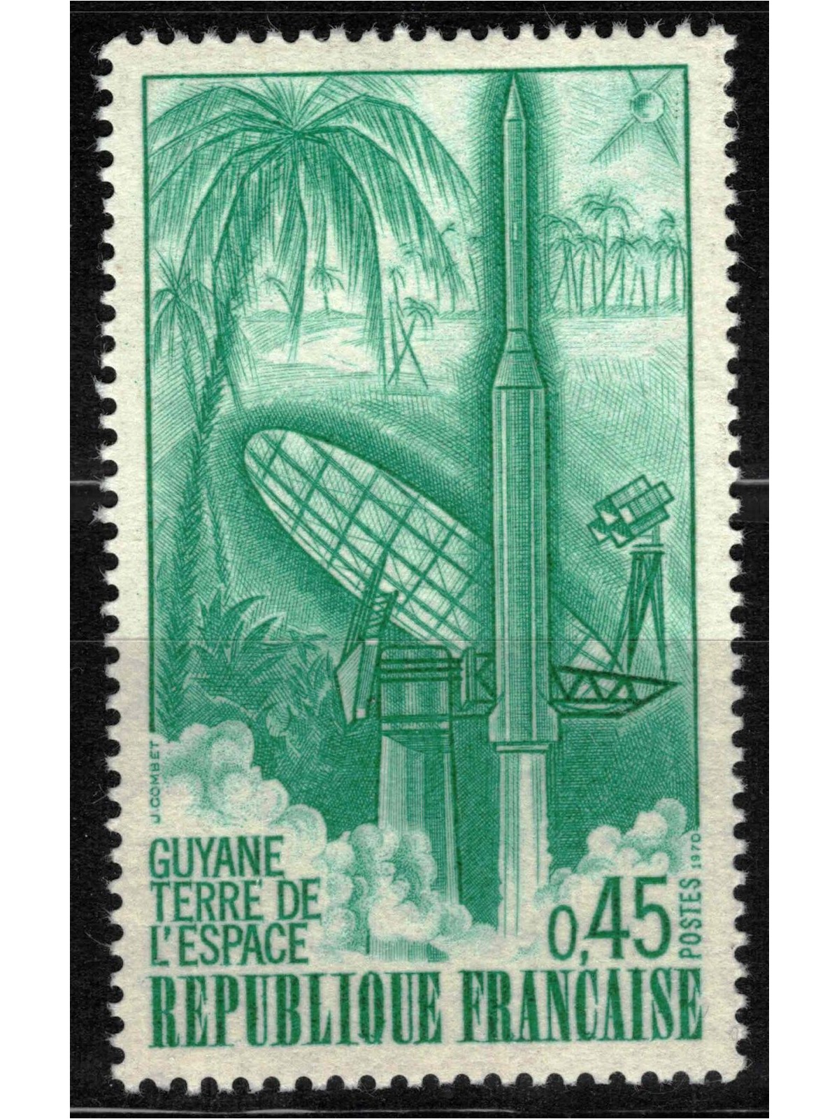 FRANCIA 1970 Missile Diamant B MNH**