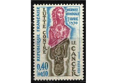 FRANCE 1970 Fight against cancer MNH**