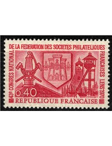 FRANCIA 1970 Società Filateliche Francesi MNH**