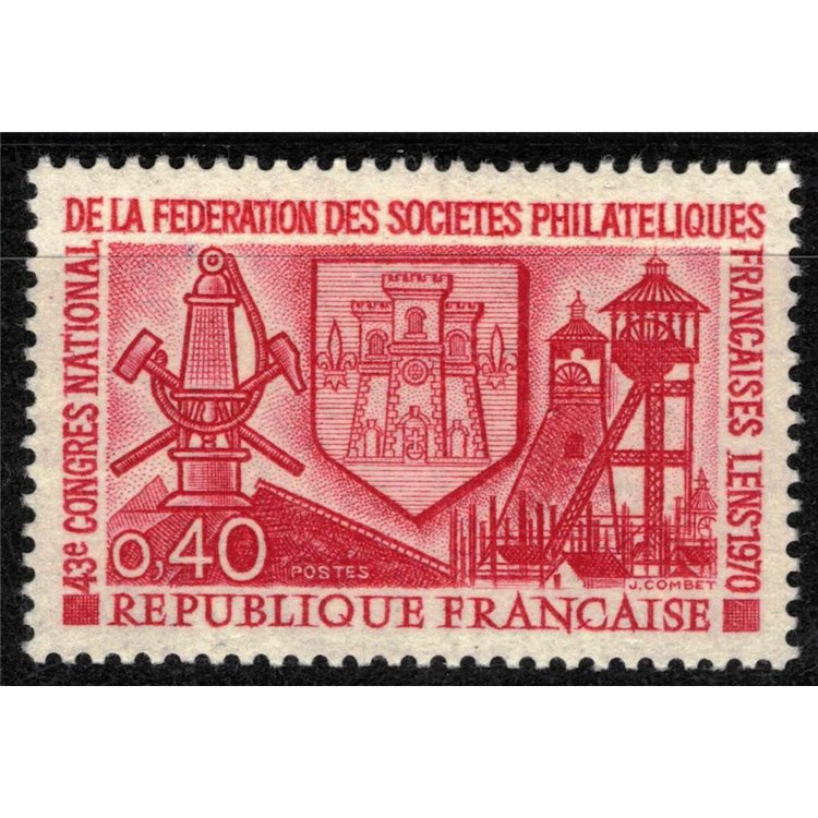 FRANCIA 1970 Società Filateliche Francesi MNH**