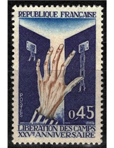 FRANCIA 1970 Liberazione dai campi di concentramento MNH**