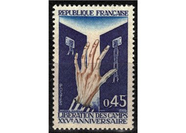 FRANCIA 1970 Liberazione dai campi di concentramento MNH**