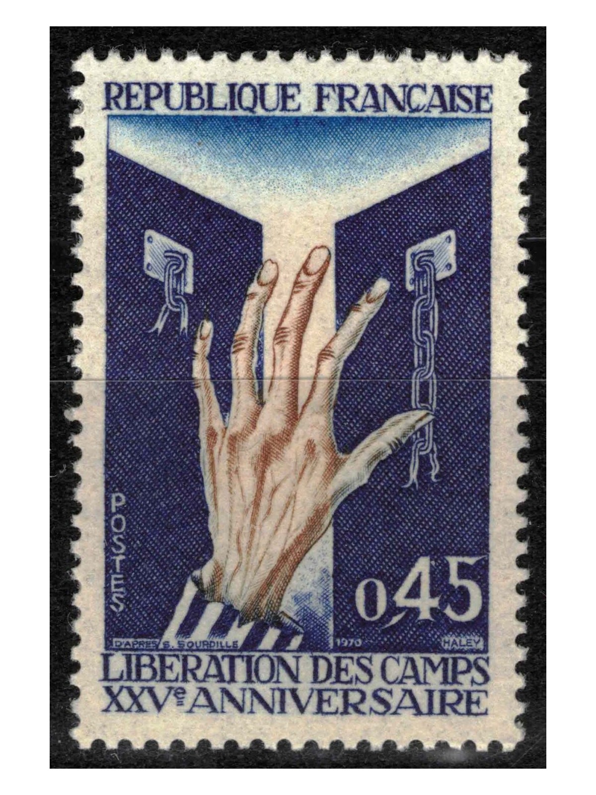 FRANCE 1970 Liberation from concentration camps MNH**