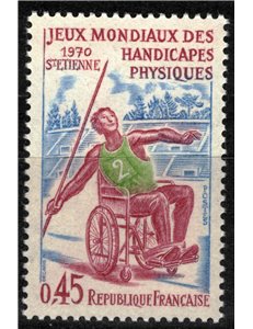 FRANCIA 1970 Giochi mondiali per minorati fisici MNH**