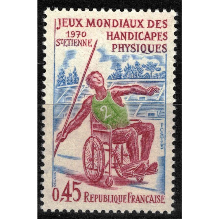 FRANCIA 1970 Giochi mondiali per minorati fisici MNH**