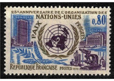 FRANCE 1970 United Nations MNH**