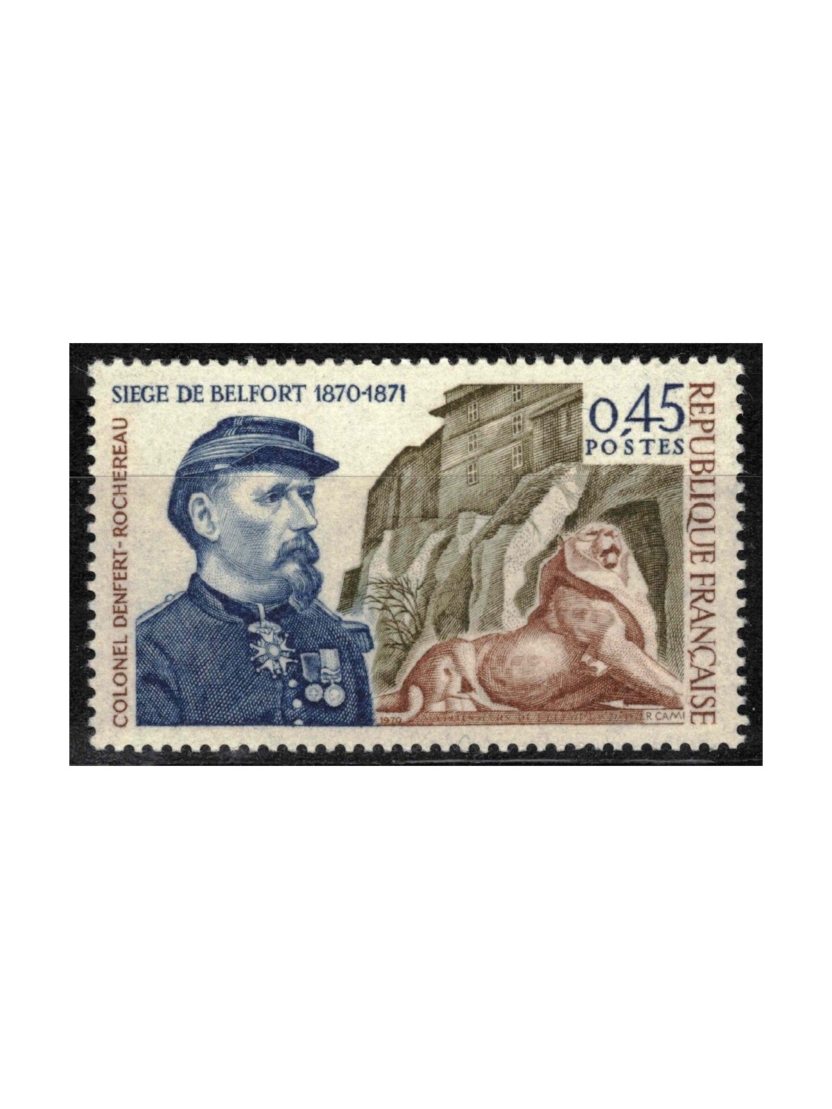 FRANCE 1970 Siege of Belfort MNH**