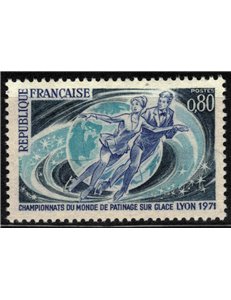 FRANCIA 1971 Campionati di pattinaggio su ghiaccio MNH**