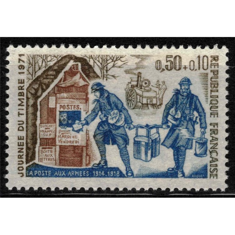 FRANCE 1971 Stamp Day MNH**
