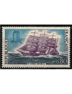 FRANCIA 1971 Veliero Antoinette MNH**