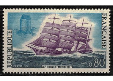FRANCE 1971 Sailing ship Antoinette MNH**