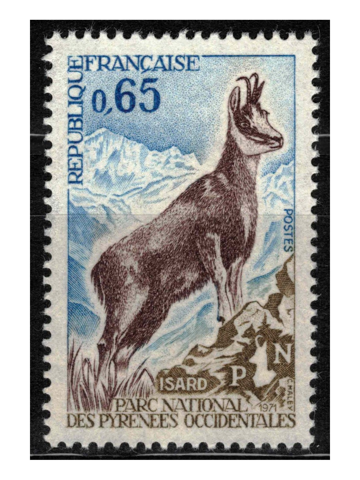 FRANCE 1971 Protection of Nature MNH**