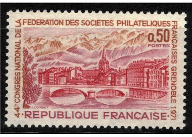 FRANCIA 1971 Società Filateliche Francesi MNH**