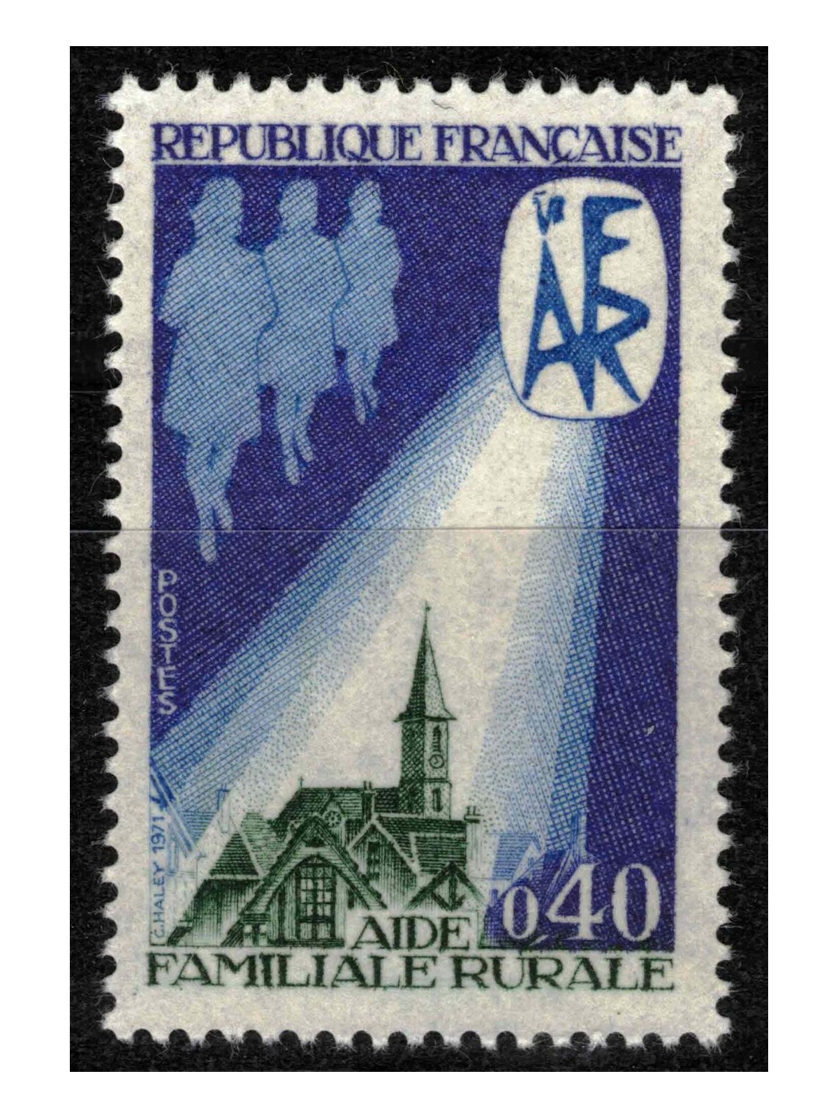 FRANCIA 1971 Aiuto familiare rurale MNH**