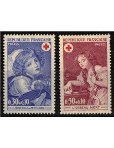 FRANCE 1971 Pro Red Cross (Pictures) 2v MNH**