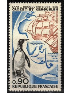 FRANCE 1972 Crozet and Kerguelen Islands MNH**