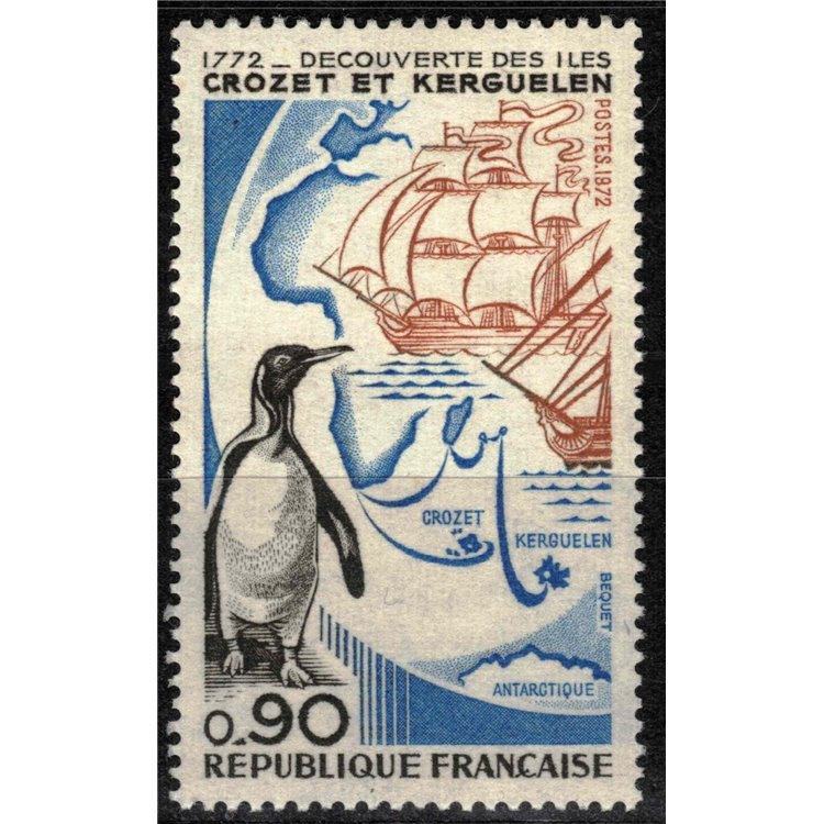 FRANCIA 1972 Isole Crozet e Kerguelen MNH**