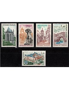 FRANCE 1971 Tourist series 5v MNH**