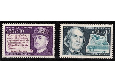 FRANCE 1971 Pro Red Cross (famous people) 2v MNH**