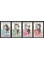 FRANCIA 1972 Pro Croce Rossa (personaggi celebri) 4v MNH**