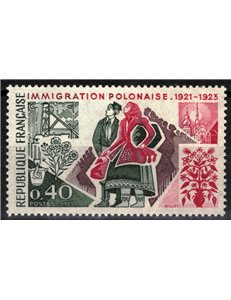 FRANCIA 1973 Immigrazione polacca MNH**