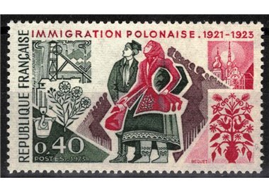 FRANCIA 1973 Immigrazione polacca MNH**