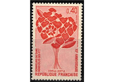 FRANCIA 1972 Donatori di sangue MNH**