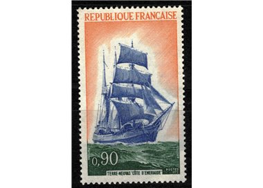 FRANCIA 1972 Veliero Côte d'Émeraude MNH**